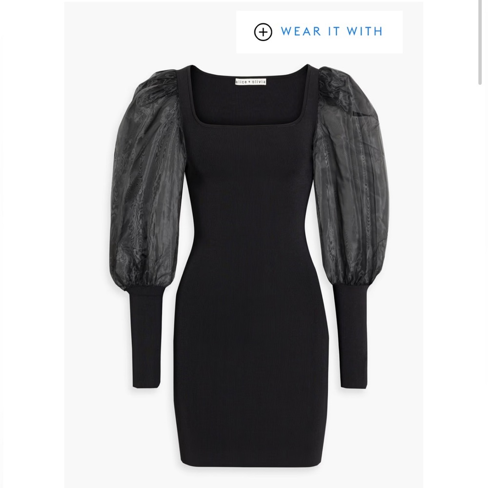 Alice and Olivia black dress